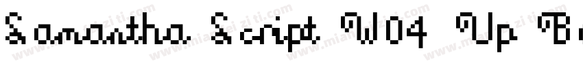 Samantha Script W04 Up Basic字体转换